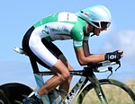 Andy Schleck pendant la neuvi�me �tape du Tour de Suisse 2011